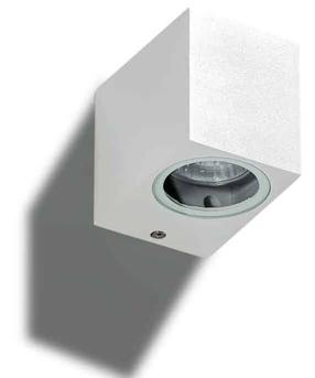 Sieninis lauko šviestuvas AZzardo Rimini 1, 35W, GU10, IP54, balta sp., 9 cm x 8 cm