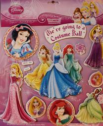Dekoratyvinis lipdukas Disney Princess, 30 cm x 38 cm