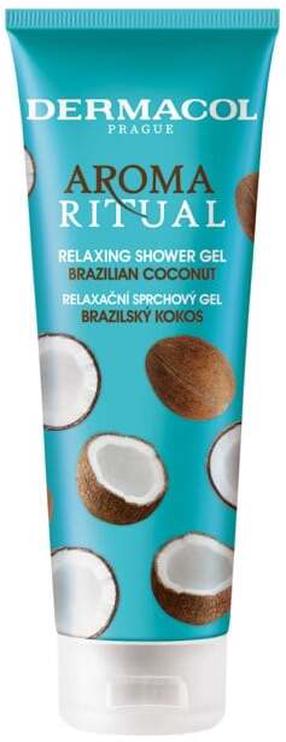 Kūno prausimosi želė Dermacol Aroma Ritual Brazilian Coconut, 250 ml