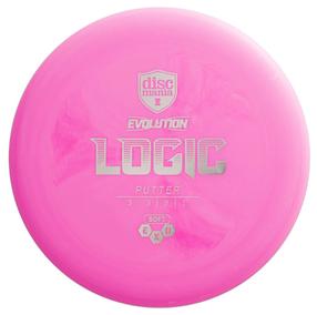 Disku golfa disks Discmania Putter Soft Exo Logic 3/3/0/1, rozā krās.