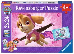 Dėlionė 2in1 Ravensburger Paw Patrol 09152, 26 cm x 18 cm, 48 vnt., įvairių spalvų