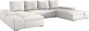 Kampinė sofa Marino Soft 17, balta sp., 200 x 363 cm x 88 cm