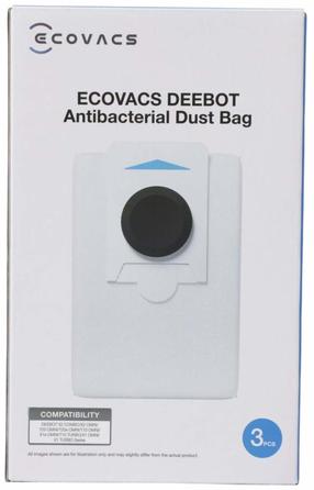 Dulkių siurblių maišelių rinkinys Ecovacs DDB030028, 3 l, balta sp.