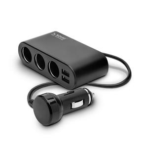 Adapter Savio SA-024, Cigarette Lighter Socket/2 x USB, must v.