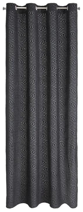 Nakts aizkari ZKIA-05, melna krās., 140 cm x 250 cm
