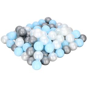 Pallide komplekt basseini jaoks Springos, ⌀ 5.5 cm, 100 tk, valge v./hall v.