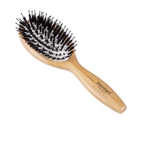 Juuksehari Steinhart Bamboo Oval Wooden Brush, pruun v.