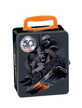 Koferis automašīnām Mattel Hot Wheels Hot Wheels Collection Case 2881, melna krās.