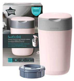 Mähkmekonteiner Tommee Tippee Twist & Click 8510160, roosa v.