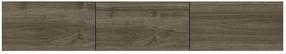 Televizoriaus spintelė Kalune Design West, riešuto sp., 32 cm x 150 cm x 30 cm