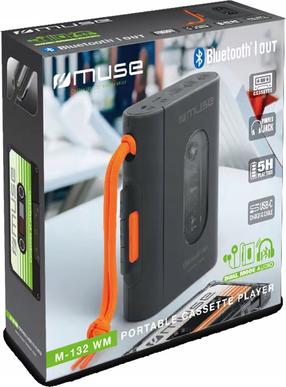 Портативный кассетный плеер Muse M-132WM, серый цв.