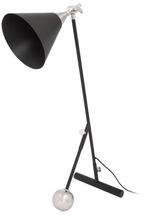 Darbo stalo šviestuvas Paris Prix Celeste, E27, 25W, juoda sp./sidabro sp.