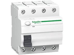 Strāvas noplūdes relejs Schneider Electric A9Z05440, 4P, 40 A, 240 V, 30 mA