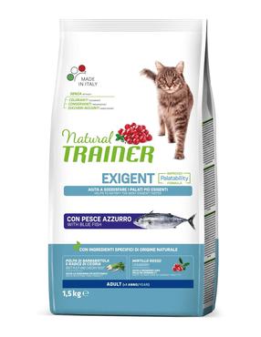 Kuiv kassitoit Natural Trainer Exigent, kalaliha, 1.5 kg