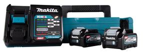Akumuliatoriaus ir įkroviklio komplektas Makita, 40 V, li-ion, 2500 mAh