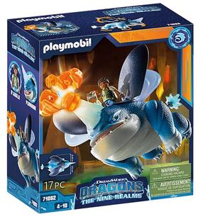 Konstruktorius Playmobil Dragons Nine Realms: Plowhorn & D'Angelo 71082, 17 vnt.