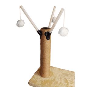 Kačių draskyklė Besk Cat House with Sleeping Area, 50 cm x 50 cm x 135 cm
