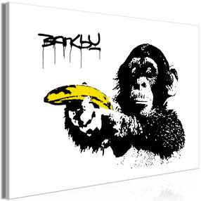 Reprodukcija Artgeist Banksy: Monkey with Banana, i-c-0148-b-a, 30 cm x 20 cm