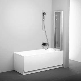 Vannas siena Ravak VS3 130 795V0U00Z1, 129.6 cm x 140 cm x 100 cm, balta krās./caurspīdīgs