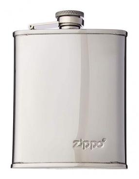 Gertuvė Zippo Polished, 0.177 l, sidabro sp.