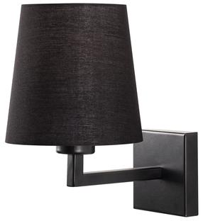 Lampa sienas Opviq Profil 4658 892OPV1252, E27, 1 x 40 W, melna krās. / melna krās.