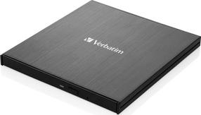 Внешнее оптическое устройство Verbatim External Slimline Blu-ray USB 3.1 Type-C, черный цв.