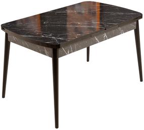 Laud pikendatav Kalune Design Bendir, must v., 132 - 170 cm x 76.5 cm x 79 cm