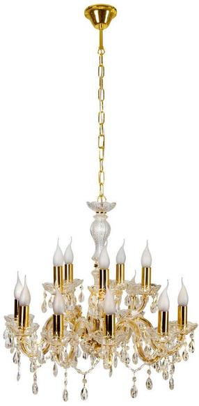 Šviestuvas kabinamas Candellux Maria Teresa 30-94608, E14, 12 x 140 W, aukso sp. / aukso sp.