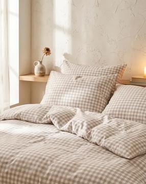 Комплект постельного белья Homla Basic Whisper 780059, бежевый цв., 70 x 80 cm, 220 x 200 cm, 3 дет.