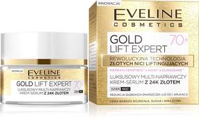 Näokreem Eveline Gold Lift Expert, 50 ml, 70+