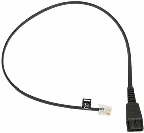 Vads Jabra QD, RJ-10 male, 0.5 m