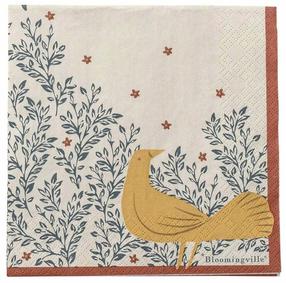 Pabersalvrätikud Bloomingville Hezha, 33 cm x 33 cm, pruunikas v., 20 tk