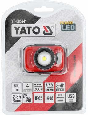 Galvas lukturis Yato YT-085941, 5 W, 6000 - 7000 °K
