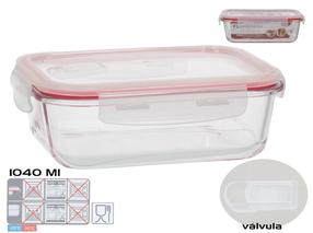 Пищевой контейнер Kitchen&GO Rectangular, 1.04 л, 20.5 см x 15.5 см, прозрачный цв.