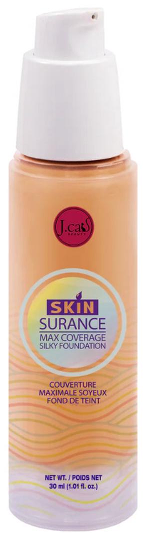 Šķidrā grima bāze J.Cat Beauty Skinsurance Max Coverage Silky, 109 soft taupe, 30 ml