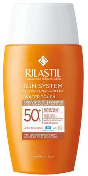 Средство для ухода за загаром Rilastil Sun System Water Touch Color SPF50, 50 мл