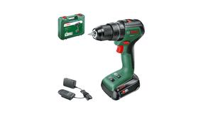 Аккумуляторная ударная дрель-шуруповерт с батареей Bosch Green UniversalImpact 18V-60, 18 В, 2 Ah