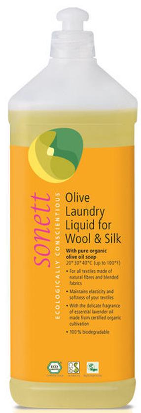 Skystas skalbiklis Sonett Olive Laundry Liquid for Wool & Silk, 1 l