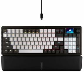 Vadu spēļu tastatūra Corsair Vanguard 96 CH-91E921E-NA MLX Plasma, Angļu (US), balta krās./melna krās.