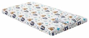 Простыня Standard Bear & Fox, синий цв./коричневый цв./белый цв.