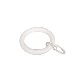 Užuolaidų žiedas Domoletti, 2.8 cm, balta sp., 10 vnt.