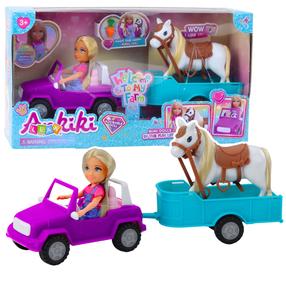 Кукла с аксессуарами Lean Toys Ankiki Welcome To My Farm, 13 см, многоцветный