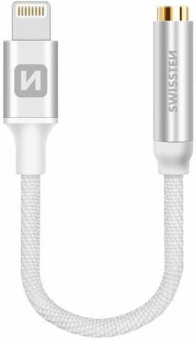 Adapteris Swissten Apple Lightning To 3.5mm Jack Audio 3.5 mm, Apple Lightning, 0.15 m