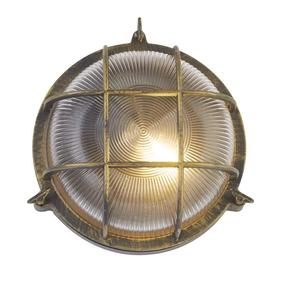 Āra griestu lampa Searchlight, 60W, E27, IP44, zelta krās., 26.5 cm x 11 cm