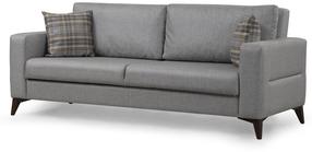 Sofa-lova Atelier Del Sofa Kristal 3, šviesiai pilka sp., 217 x 90 cm x 86 cm