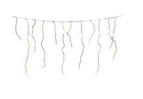 Lempučių girlianda Christmas Touch Icicle, 18 m, šilta balta / šalta balta sp., 714 LED