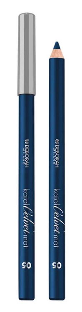 Akių pieštukas Deborah Milano Velvet Mat Kajal, 1.3 g, blu sp. 05
