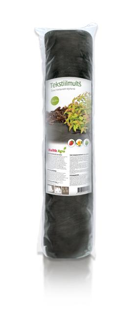 Tekstiilmultš Baltic Agro, must v., 20 m x 1.6 m