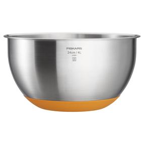 Dubuo Fiskars Functional Form 1084326, 25.5 cm, sidabro sp./oranžinė sp., 4 l