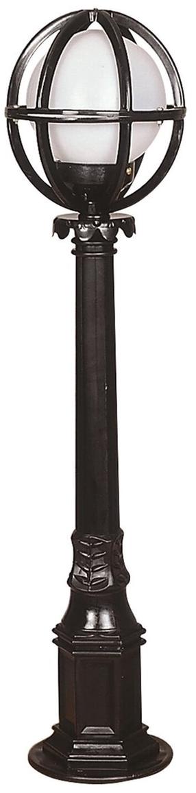 Pastatomas lauko šviestuvas Opviq BSU-68080-BSY-M9-BOP, 60W, E27, IP65, juoda sp., 20 cm x 90 cm